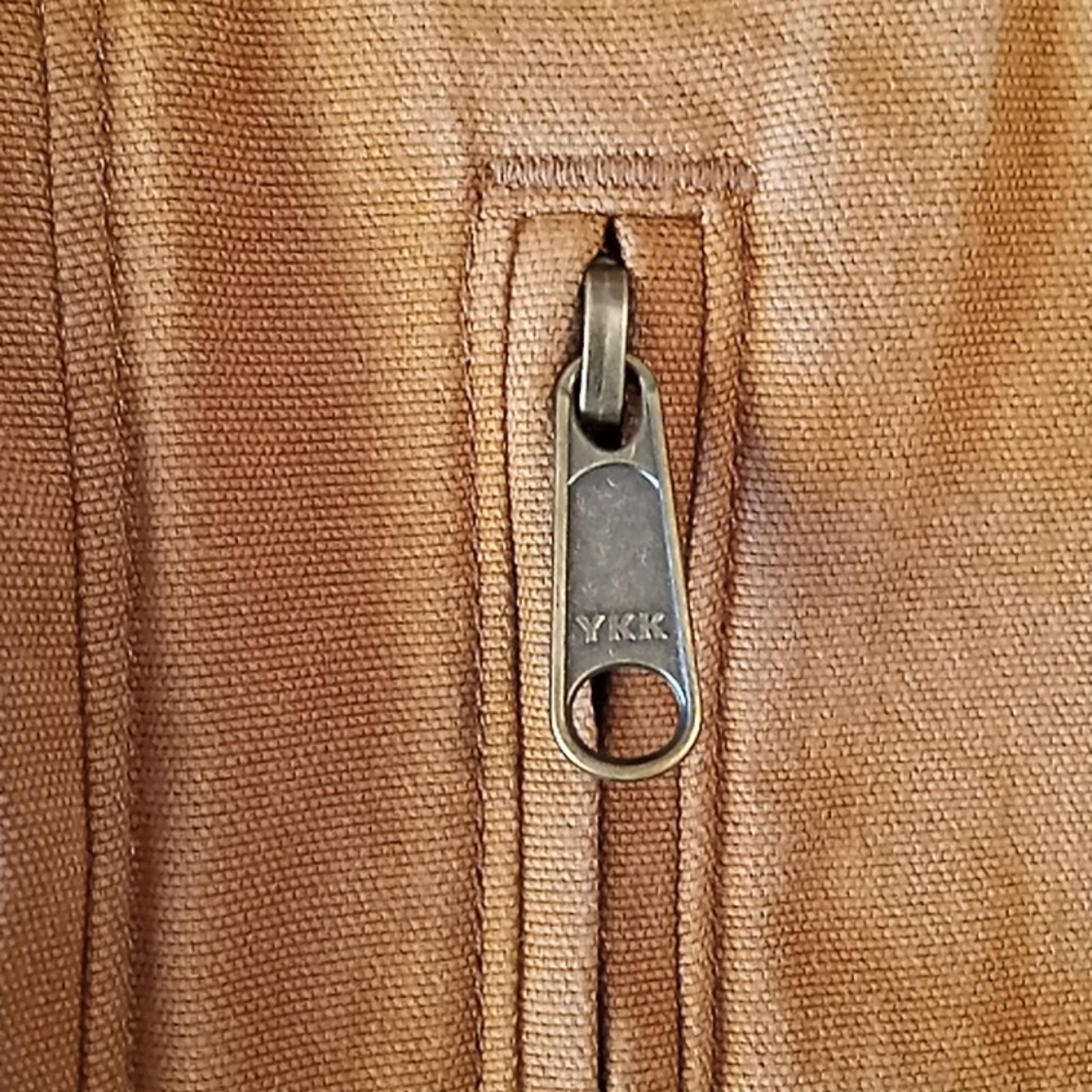 Carhartt Men's Tan Jacket. Rugged Flex. Relaxed Fit. Medium (8-10). NWOT. - Picture 6 of 16